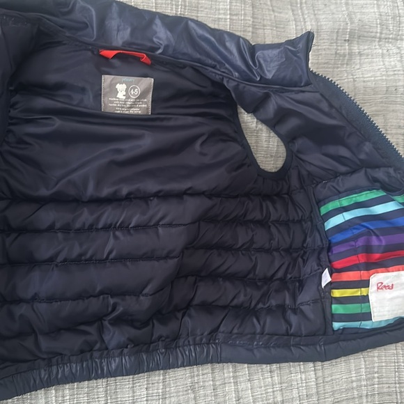 Primary rainbow puffer vest - Picture 2 of 3